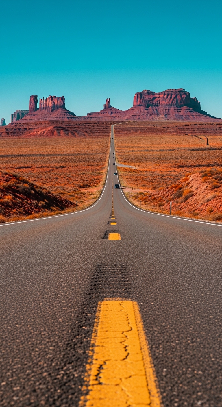 Road to Monument Valley